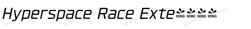 Hyperspace Race Exte字体转换 Hyperspace Race Exte字体转换